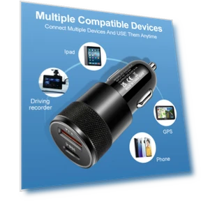 Fast Charging Car Charger — Chargers