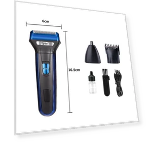 Light Nose Hair Device Barber Scissors Razor — Nose & Ear Trimmers, Kemei