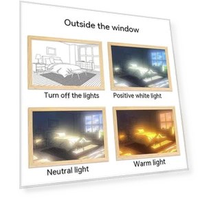 Light Painting Decorative Piece — Lighting Accessories