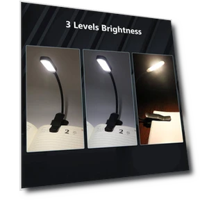 Rechargeable 7 LED Book Light with Touch Switch — Reading Lights