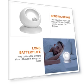 Set of 5 Motion Activated Bionic Portable Lights — Outdoor Light Projectors