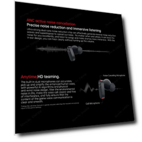 TWS Earphone with Active Noise Cancelling — In-Ear Headphones, OnePlus