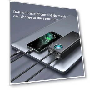 65W Power Bank 30000mAh PD Quick Charge — Chargers, Baseus