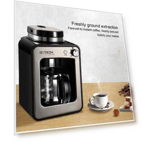 Automatic Grinding All-in-One Commercial Freshly Ground Drip Coffee Maker — Electric Blade Coffee Grinders