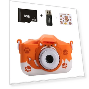 Children's Camera Front and Rear Dual Camera — Two-Way Radios for Kids, Fox