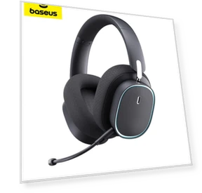 Gaming Wireless Headphone with Mic — Over-Ear Headphones, Baseus