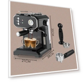 Semi-Automatic High Pressure Steam Milk Frothing Coffee Machine — Milk Frothers