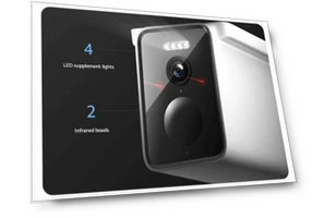 Solar Outdoor Camera Set — Security Cameras, Xiaomi