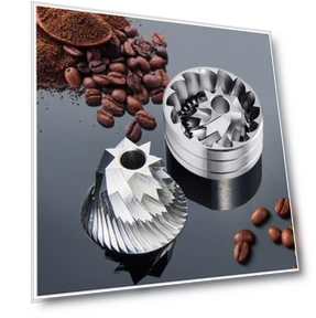 7 Angle Hand Crank Coffee Grinder — Electric Blade Coffee Grinders