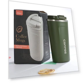 Double Stainless Steel Coffee Mug — Travel Mugs & Tumblers