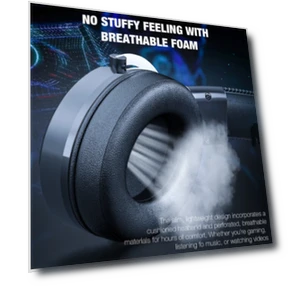 LED RGB Gaming Headphones with Noise Cancelling — Gaming Headsets, ONIKUMA