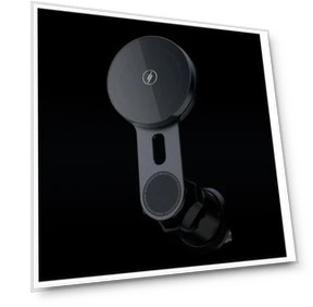 Magnetic Car Cordless Charger Mount with Atmosphere Lighting — Dashboard Installation Kits, iFORCE