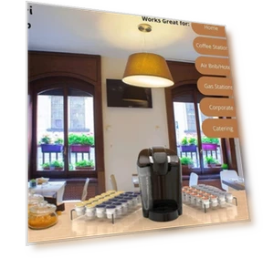 Acrylic 24 Holes Coffee Capsule Storage Display Rack — Coffee Pod Holders