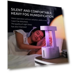 Anti-Gravity Humidifier Droplet Reversing Fogging Aromatherapy Diffuser — Air Moisturizers
