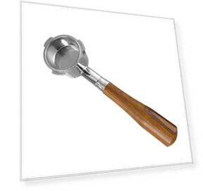 Zinc alloy coffee machine bottomless handle — Cleaning Products