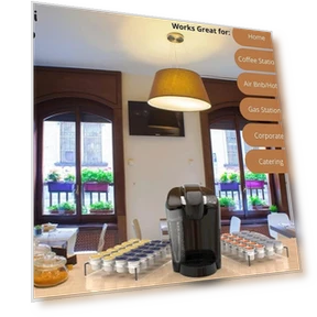 Acrylic 24 Holes Coffee Capsule Storage Display Stand — Coffee Pod Holders