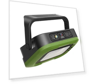 Rechargeable Solar Lantern with Powerful Work Light — Outdoor Lanterns
