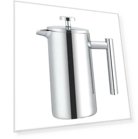 Stainless Steel French Press Coffee and Tea Pot — Brewing Excellence