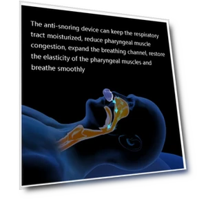 Portable rechargeable electric anti-snoring device — Snore Reducers