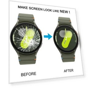 Front Screen Outer Glass Lens — Smartwatch Screen Shields, Samsung