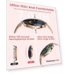 Elegant Smart Watch for Women — Smartwatches, SUNKTA