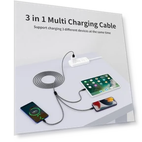 Multi Charging Cable (2Pack 4FT) — Cables, Firsting