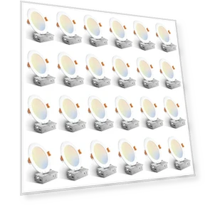Ultra-Thin LED Recessed Ceiling Light — Kits, Amico