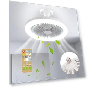 Ceiling Fan with Remote Control and LED Light — Ceiling Fans, SUPONE