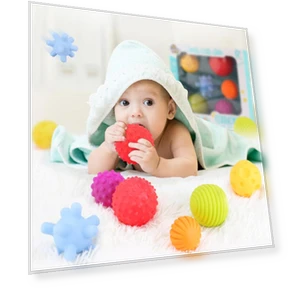 Sensory Touch Balls for Kids — Bath Time Fun, Funnny Toys