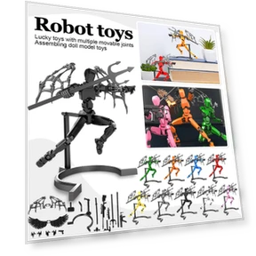 3D Printed Titan Robot Mobile Doll Set — Collectible Statues, Excellent stuff