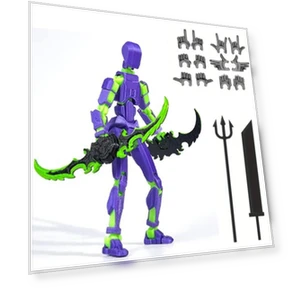 3D Printed Titan Robot Mobile Doll Set — Collectible Statues, mulanhua