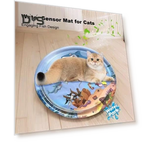 Interactive Water Sensor Play Mat for Cats — Cat Playthings, Kitty Cat House
