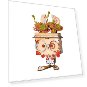 Interior Flower Robot — Puzzles, Board M Factory
