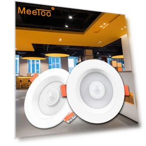 LED Spotlight with Motion Sensor — Outdoor Security & Flood Lighting, MeeToo