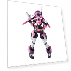 Polynian Motoroid Pinkle Movable PVC and ABS Figure — Dolls & Figures, Collectors Guild Japan
