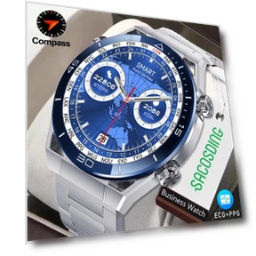 Smart Watch with NFC, ECG, and GPS Tracker — Smartwatches, SACOSDING