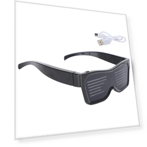 LED Glasses with App Control — Smart Glasses, TOMTOP JMS