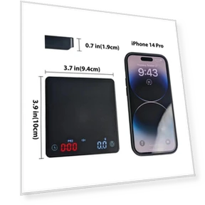 Mini Coffee Nano Scale with Timer — Coffee Scoops, Home Textile Home Decoration