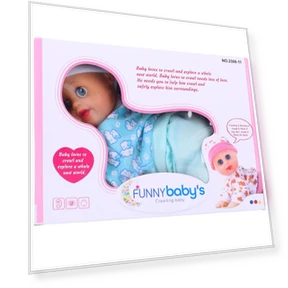 Realistic cute baby doll — Travel Toys for Kids, Automobile and motorcycle supplies