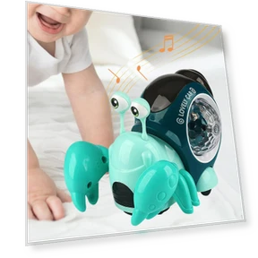 Interactive Touch Toy Hermit Crab — Infant & Early Childhood Playthings, baby and kids