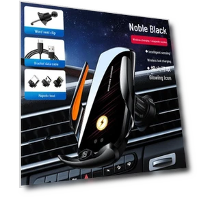 Smart Car Phone Holder with Wireless Charging — Dashboard Installation Kits, Simple Market