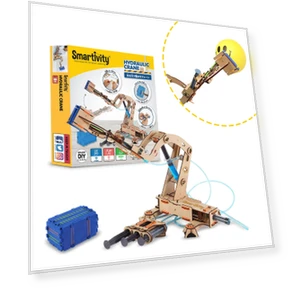 Water Operated Robot Crane Craft Kit — Educational, TOKYO selection