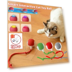 Interactive Silicone Ball for Cats — Cat Playthings, YJMP Top