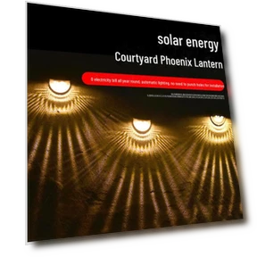 Outdoor Solar Wall Light with Water Droplet Effect — Garden Illumination, AI Supermarket