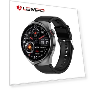 Smartwatch with Bluetooth Calls & Heart Rate Monitoring — Smartwatches, LEMFO