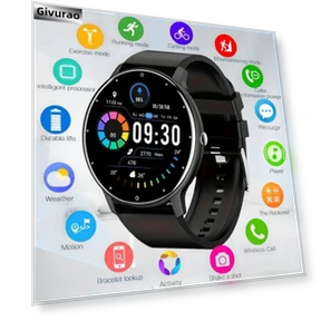 Smartwatch with Heart Rate Monitor — Smartwatches, Givurao Watch