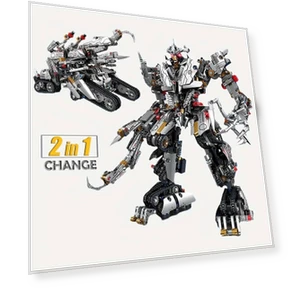 2 In1 Dragon Robot Mech Building Blocks Set — Construction Kits, KAZI