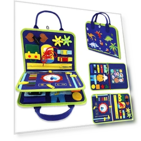 Montessori Busy Board — Infant & Early Childhood Playthings, Bai Fen Bai Toys
