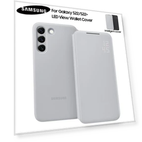 Smart LED View Wallet Flip Cover — Phone Accessories, Samsung