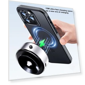 Wireless Car Charger with Powerful Vacuum Phone Holder — Phone Accessories, SEOBIOG